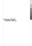 Breezair TBA 550 Installation Manual