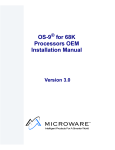 OS-9 for 68K Processors OEM Installation Manual version 3.0