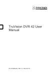 TruVision DVR 42 User Manual - Utcfssecurityproductspages.eu