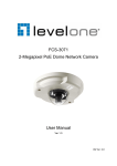 FCS-3071 2-Megapixel PoE Dome Network Camera User Manual