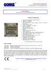 USER'S MANUAL - Gorke Electronic