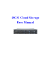 iSCSI Cloud Storage User Manual