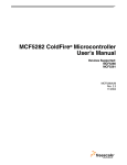 MCF5282 ColdFire® Microcontroller User's Manual