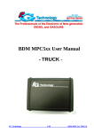 BDM MPC5xx User Manual - TRUCK -