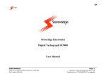Stoneridge Electronics Digital Tachograph SE5000 User Manual