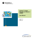 Canopy CMM2 User Manual