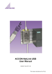 ACCON-NetLink-USB User Manual