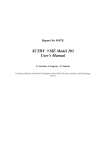SCTHV VME Model 203 User's Manual