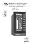 Multifunction Programmable Controller Installation and User manual