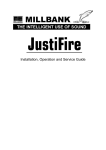 JustiFire Installation, Operation and User Manual