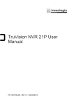 TruVision NVR 21P User Manual - Utcfssecurityproductspages.eu