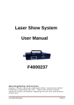 Laser Show System User Manual F4000237 - Flash