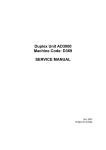 Service Manual: (D369), AD3000