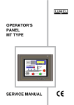 OPERATOR'S PANEL MT TYPE SERVICE MANUAL