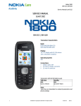 Nokia 1800 RM-653 RM-669 Service Manual L1L2