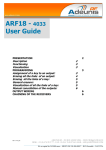 ARF18 - 4033 User Guide