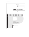 PIRLS 2001 User Guide for the International Database