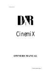 OWNERS MANUAL - D&R Broadcast Mixing Consoles