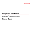 Dolphin™ 70e Black with Windows Embedded Handheld User's Guide
