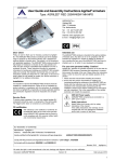 User Guide and Assembly Instructions Agriled&reg; armature IP64