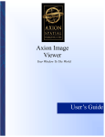 Axion Image Viewer User's Guide
