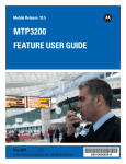MTP3200 Feature User Guide