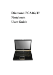 Diamond PCA46/47 Notebook User Guide