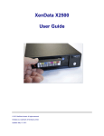 XenData X2500 User Guide