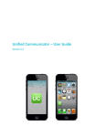 Unified Communicator – User Guide