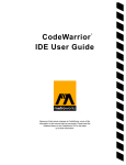 CodeWarrior® IDE User Guide - International Science Olympiads