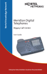 Meridian Digital Telephones M3505 Call Center User Guide