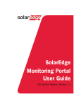 SolarEdge Monitoring Portal User Guide