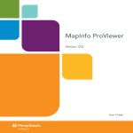 MapInfo Proviewer User Guide