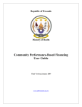 Community Performance-Based Financing User Guide