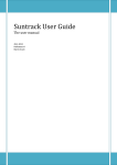 Suntrack User Guide