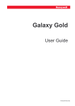 Galaxy Gold User Guide IU1-0057 iss 4