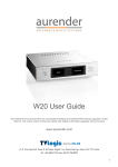 W20 User Guide - Audio-Life