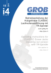 Betriebsanleitung der Hubgetriebe CLASSIC