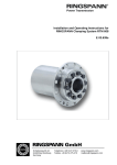 Power Transmission Installation and Operating Instructions for