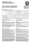 BETRIEBSANLEITUNG OPERATING INSTRUCTIONS SPECK