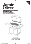 OPERATING INSTRUCTIONS FOR THE GAS BARBECUE GRILL