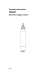 Operating Instructions Dissolved oxygen sensor