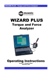 Wizard Plus V3 Operating Instructions