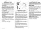 GB Operating Instructions for Wall Clock &raquo;Chalet&laquo; F Mode d'emploi
