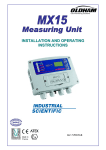 INSTALLATION AND OPERATING INSTRUCTIONS - Ex-Ox-Tox
