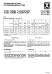 BETRIEBSANLEITUNG OPERATING INSTRUCTIONS SPECK