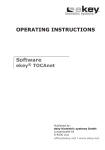 OPERATING INSTRUCTIONS Software