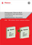 Flamcomat, Flexcon M-K Installation and operating instructions