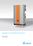 Operation and Installation Manual for