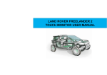 land rover freelander 2 touch monitor user manual